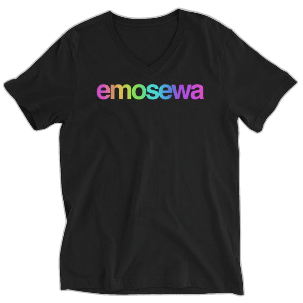 Emosewa Awesome Backwards Rainbow T Shirt